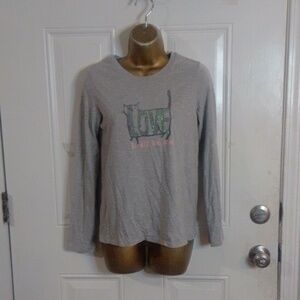 Gray kids long sleeve shirts